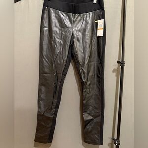 Michael Kors Black Leather Pants